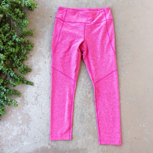 Outdoor Voices Pants - Outdoor Voices Pink TechSweat 7/8 Flex Leggings